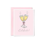 Champagne Glasses Greeting Card