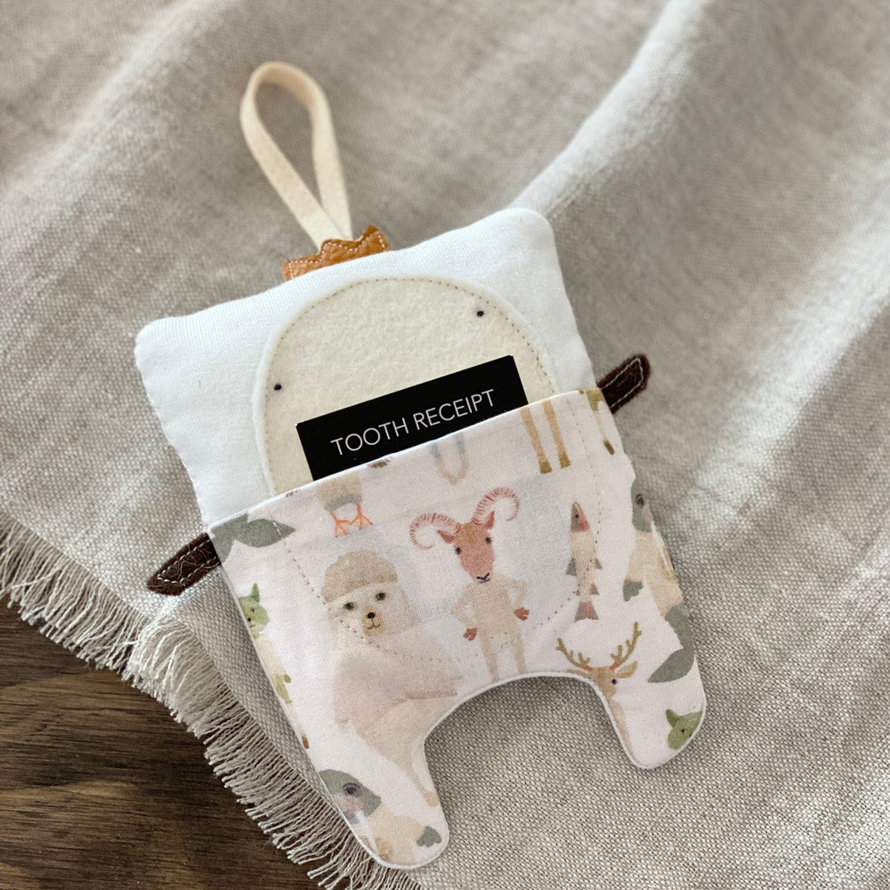 Organic Tooth Fairy Pillows | Animal Prints