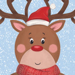 Rudolph Greeting Card