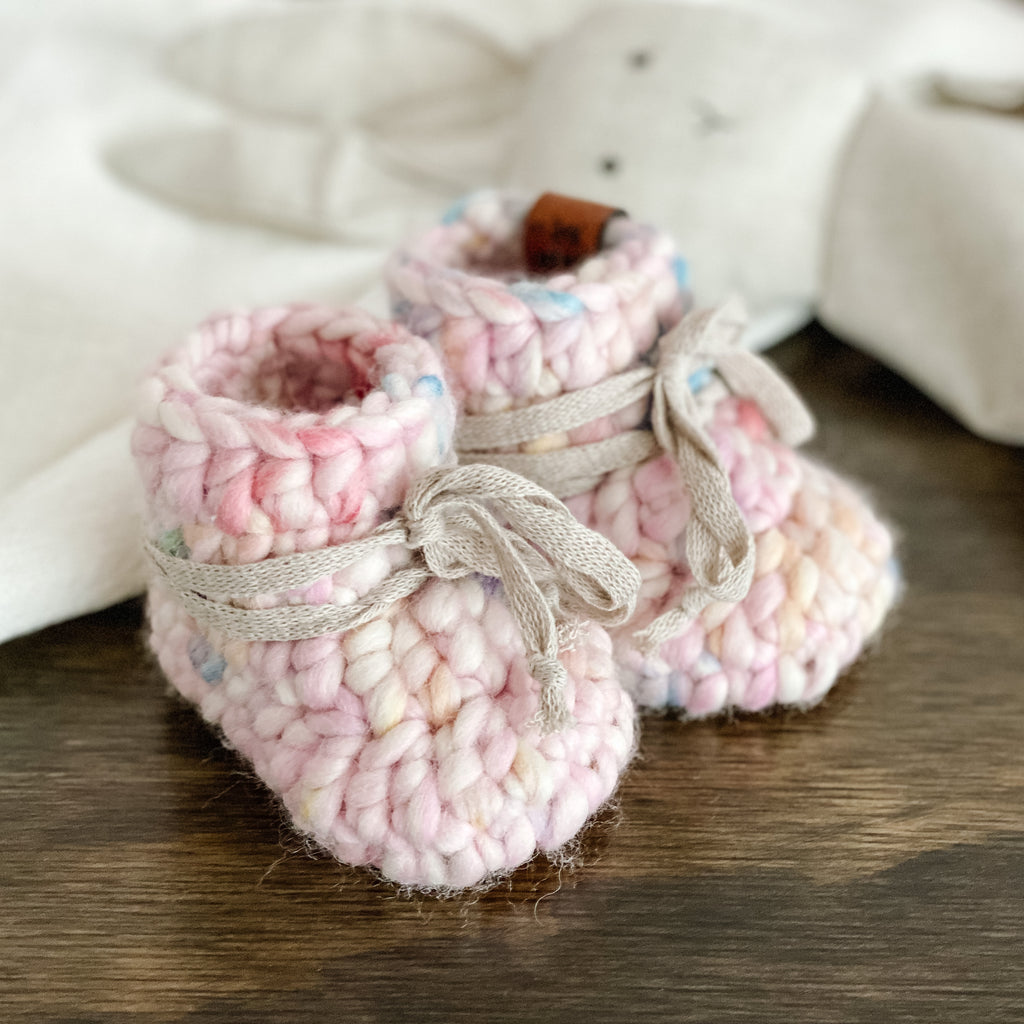 Crochet Baby Booties The Pear Co
