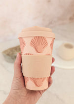 Seashells Cafe Yo Cup | Bamboo Reusable Cup