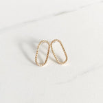 Aurora Stud Earrings - Silver and Gold