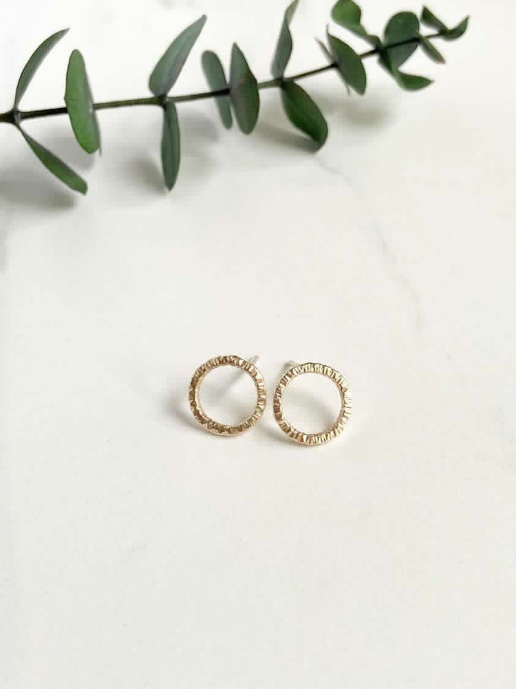 Radiant Glow Studs - Gold and Silver