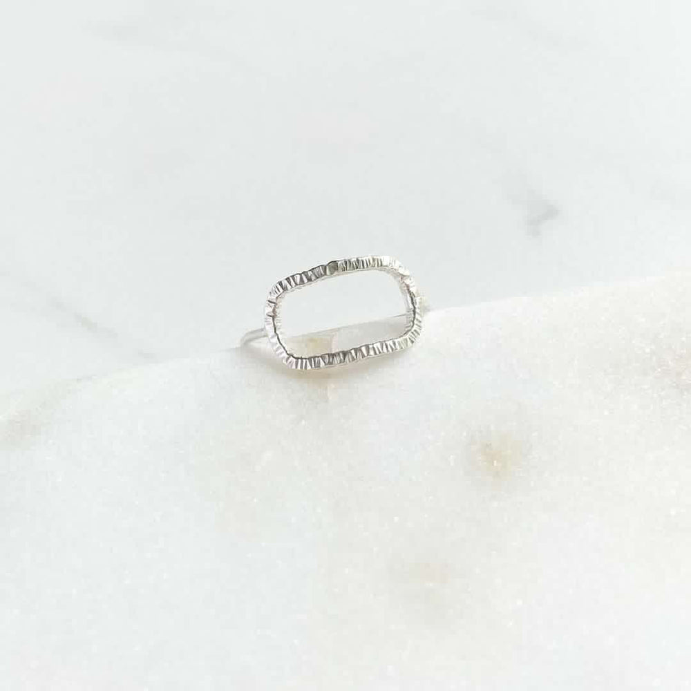 Gentle Contours Ring - Gold and Silver