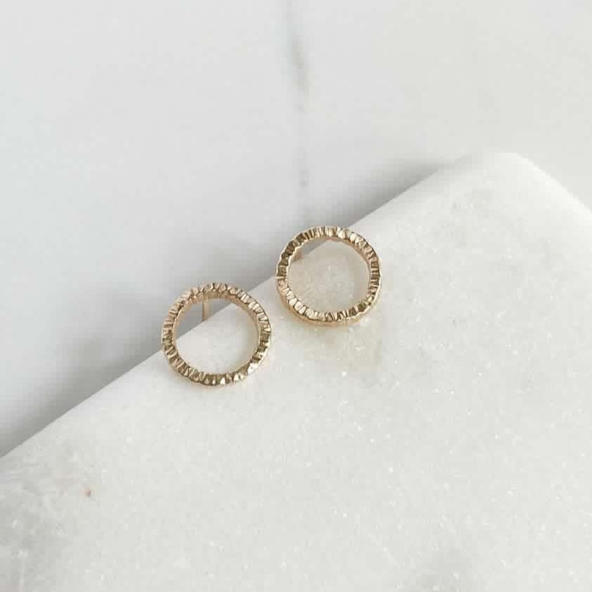 Radiant Glow Studs - Gold and Silver