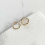 Radiant Glow Studs - Gold and Silver