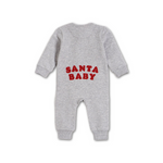 Santa Baby Fleece Playsuit