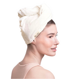 Quick Dry Hair Towel - Eco White