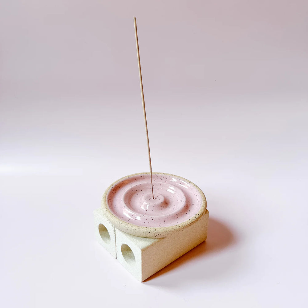 Incense Holder | Speckled Pink