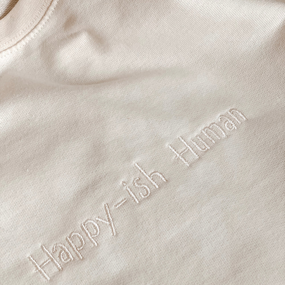 Happy-ish Human Sweater | Unisex