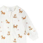 Corgi Print on Off-White Sleeper