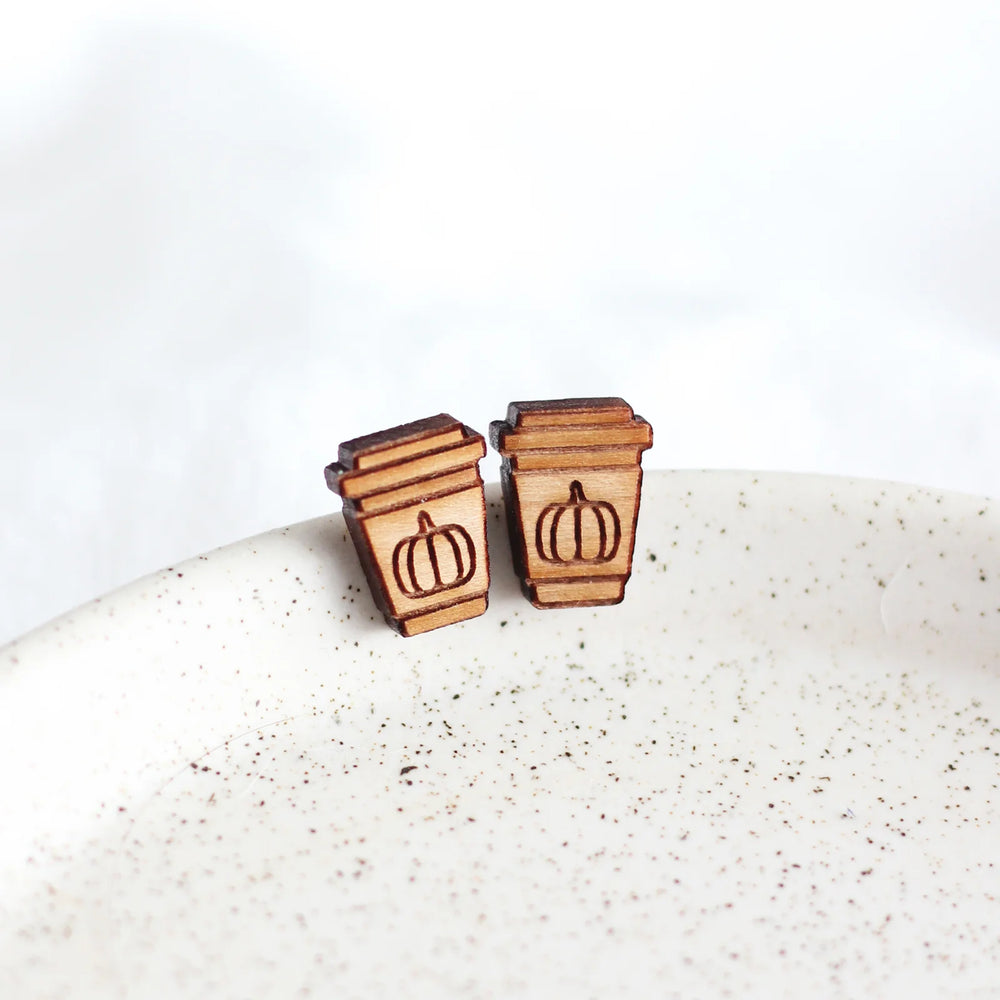 Pumpkin Latte Studs