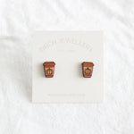 Pumpkin Latte Studs