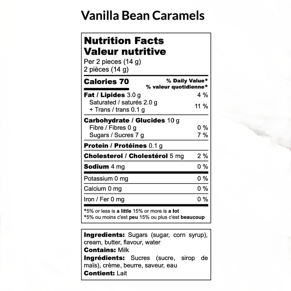 Vanilla Bean Caramels