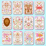 Tarot Card Zodiac  | Vinyl Sticker