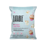 Mini Birthday Cake Pops - White Chocolate Rainbow Popcorn