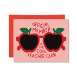 Cool Teachers Club Card