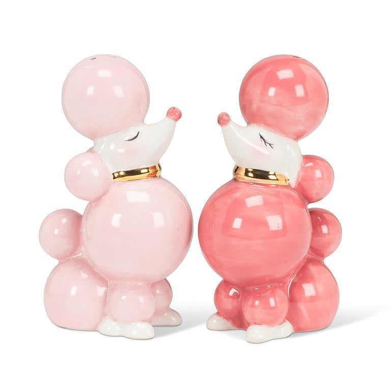 Poodle Salt & Pepper Shakers
