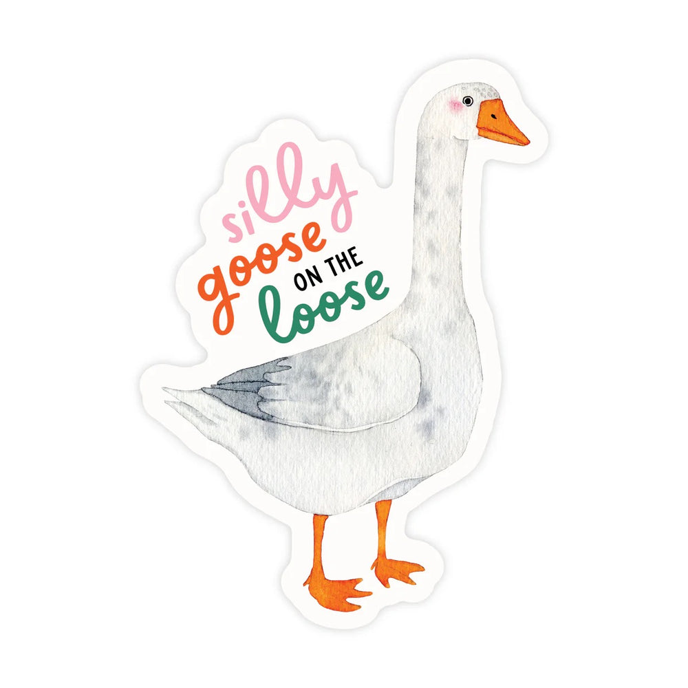Silly Goose on The Loose Vinyl Sticker