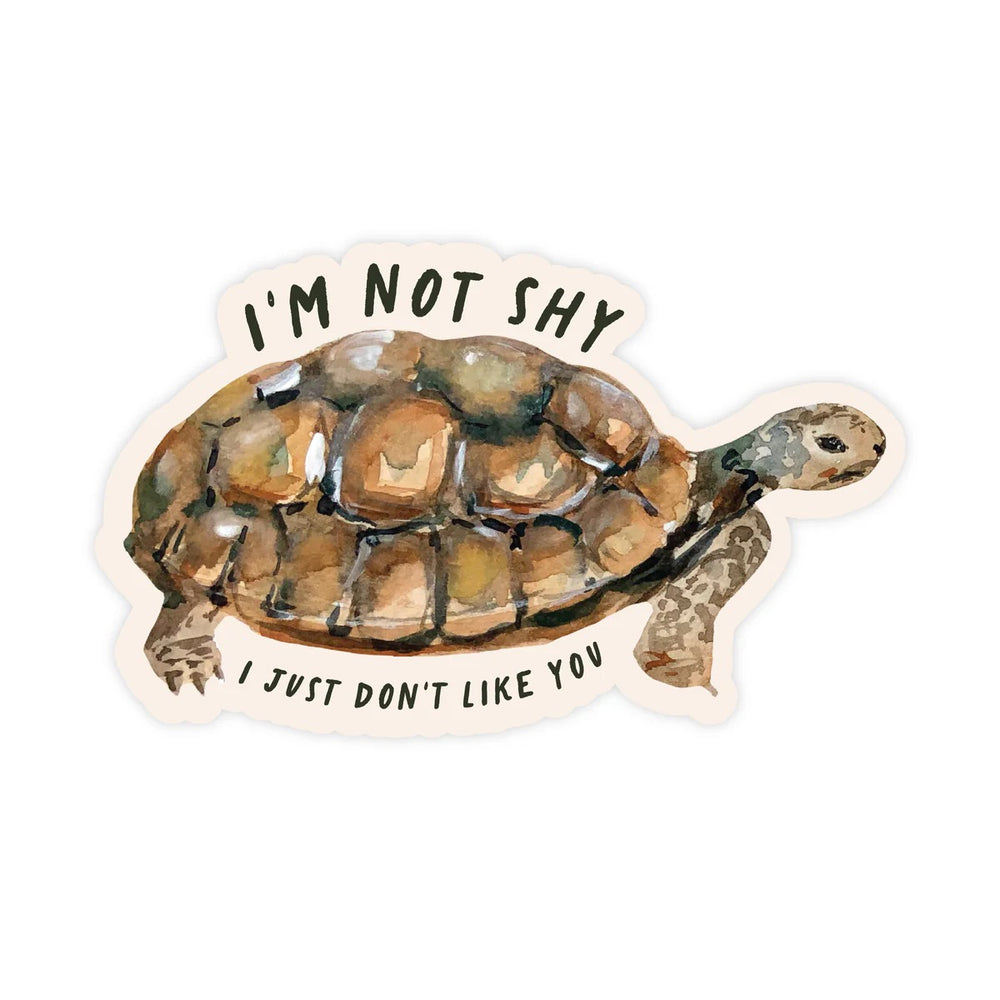 I'm Not Shy I Just Don't Like You Vinyl Sticker