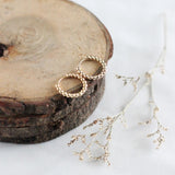 Beaded Huggie Hoop Earrings