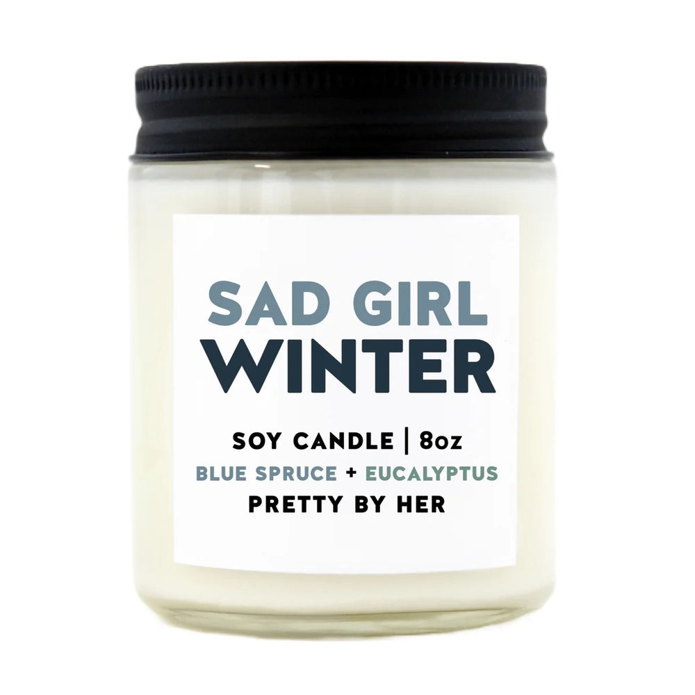 Sad Girl Winter Candle | Blue Spruce + Eucalyptus