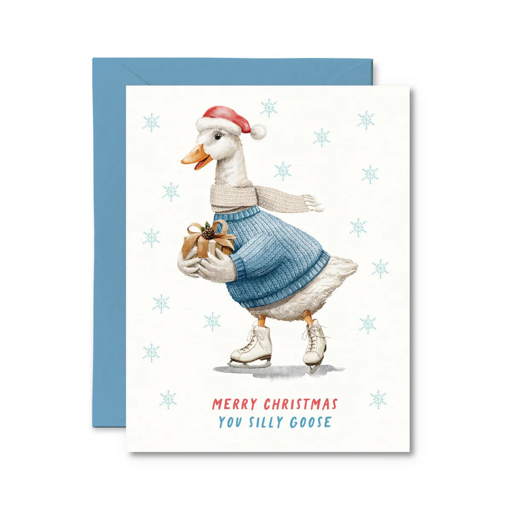 Merry Christmas You Silly Goose Christmas Card