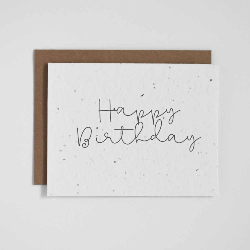 Happy Birthday | Plantable Seed Card