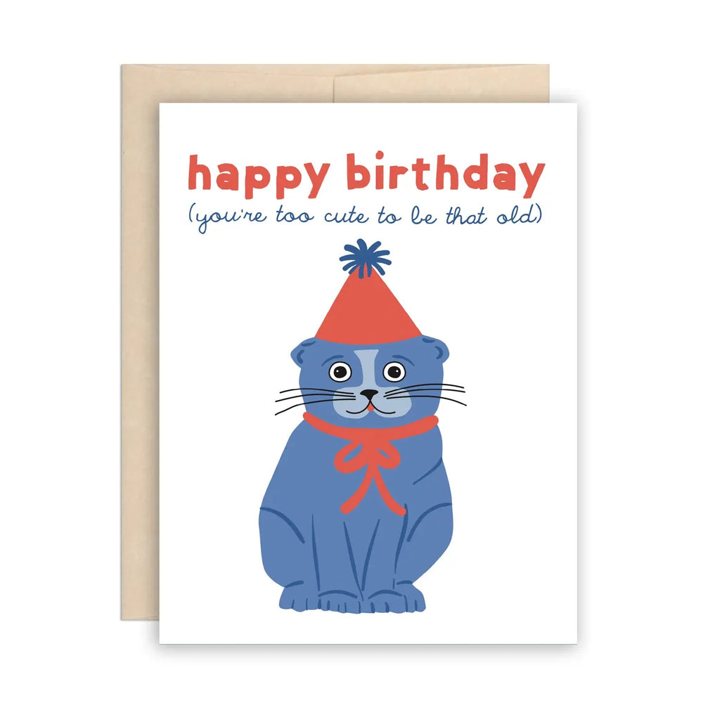 Too Cute to Be That Old Greeting Card