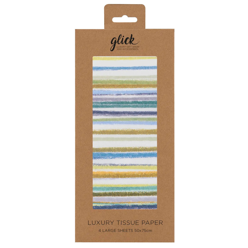 Neutral Stripes Luxury Tissue Paper