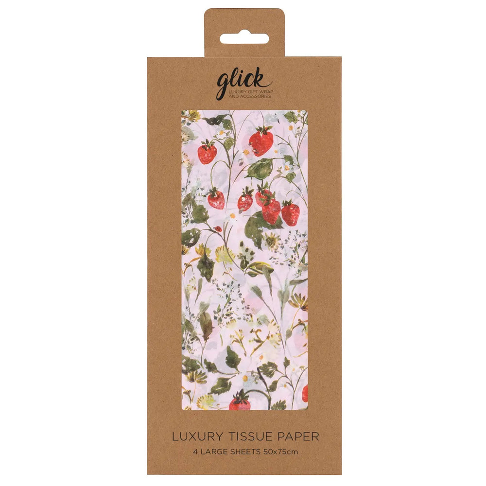 Strawberry Patch Luxury Tissue Paper
