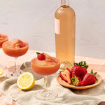 Frosé All Day - Strawberry, Lemon & Date Sugar