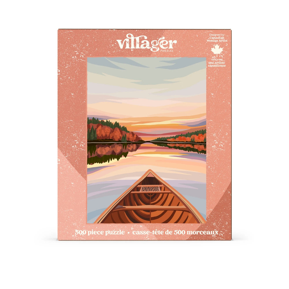 Canoeing at Dawn | 500-Piece Puzzle for Adults