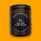 Golden Clementine Coconut Soy Candle | Woodwick
