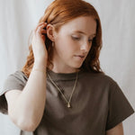 Anastasia Necklace | Rose Quartz Pendant