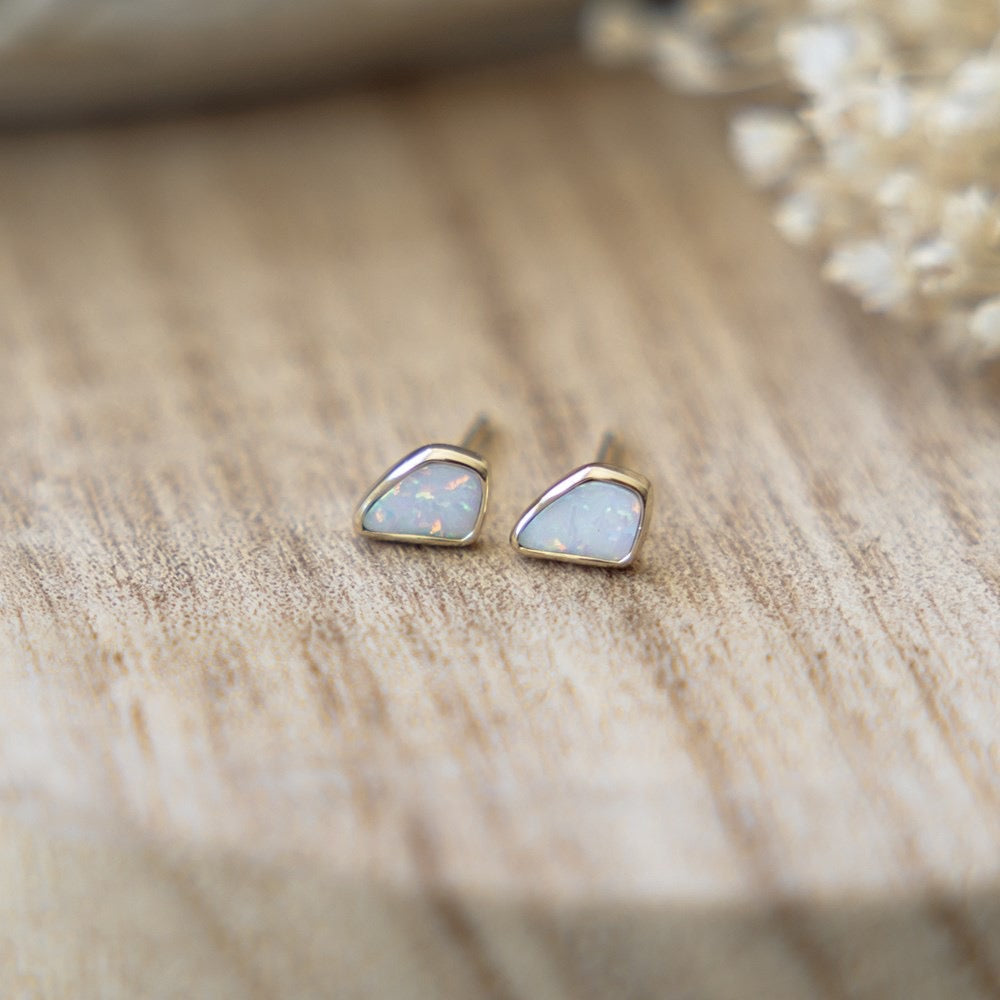 Opal Chip Studs | Opalite