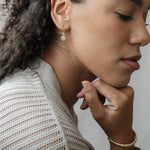 Tasia Earrings | Rose Quartz