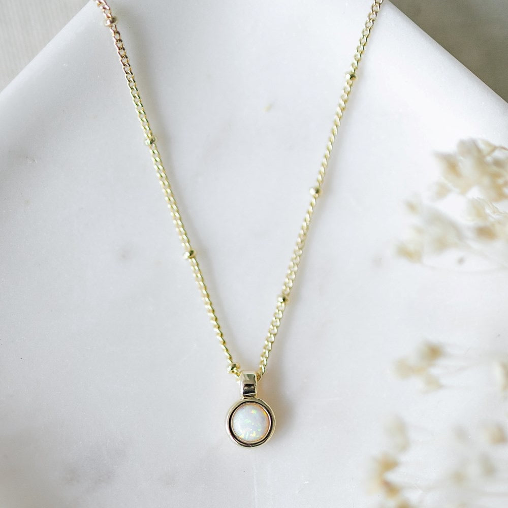 Ona Necklace | Opalite