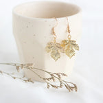 Heirloom Maple Leaf Earrings