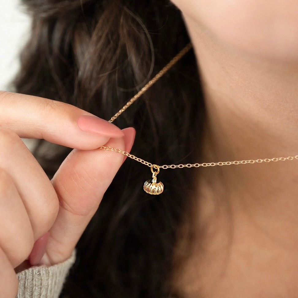 Mini Pumpkin Necklace