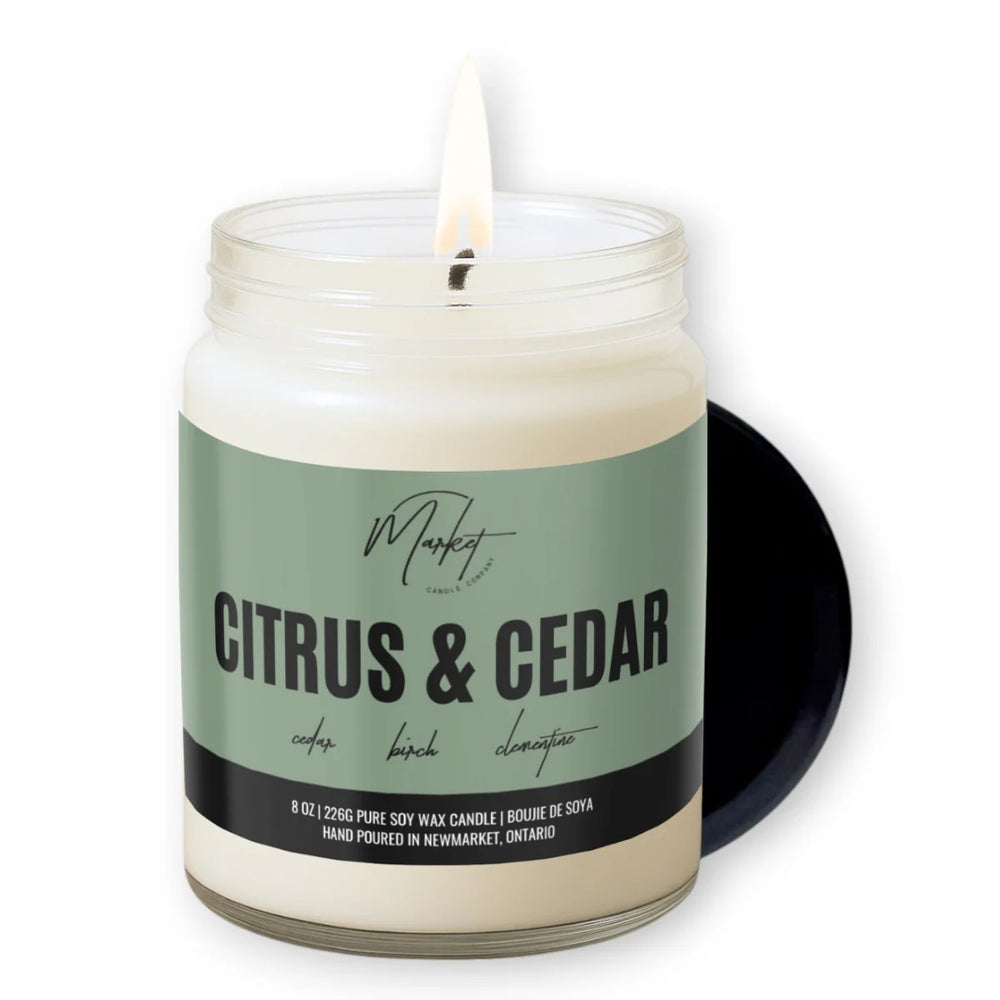 Citrus + Cedar Soy Candle