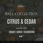 Citrus + Cedar Soy Candle