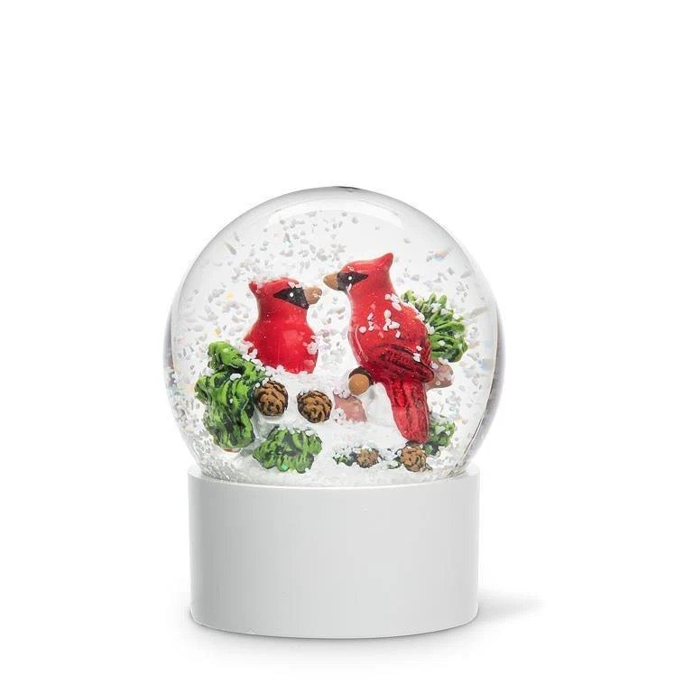 Cardinal Birds Snow Globes