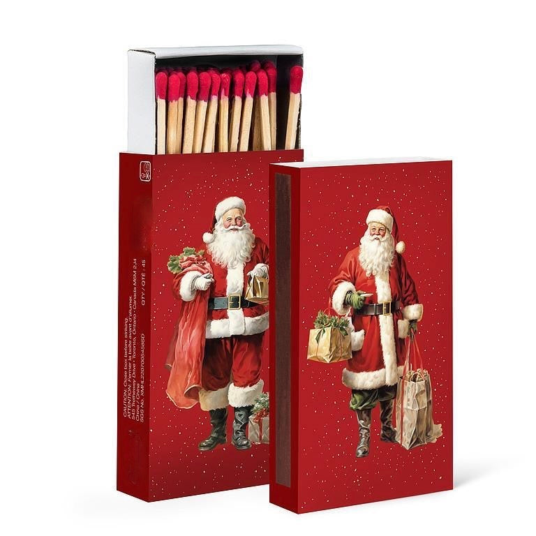 Shopping Santa Matches | Box of 45