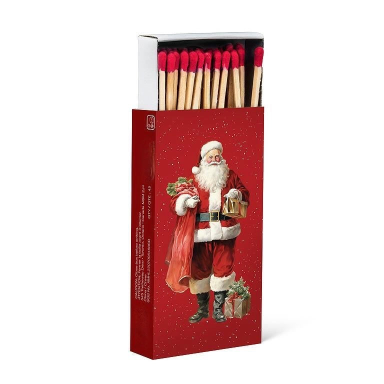 Shopping Santa Matches | Box of 45