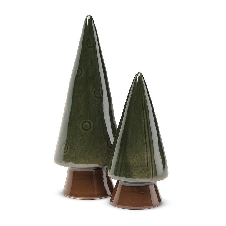 Mini Stoneware Cone Tree