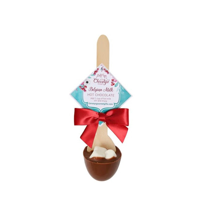 Belgian Milk Chocolate Peppermint | Hot Chocolate Spoons