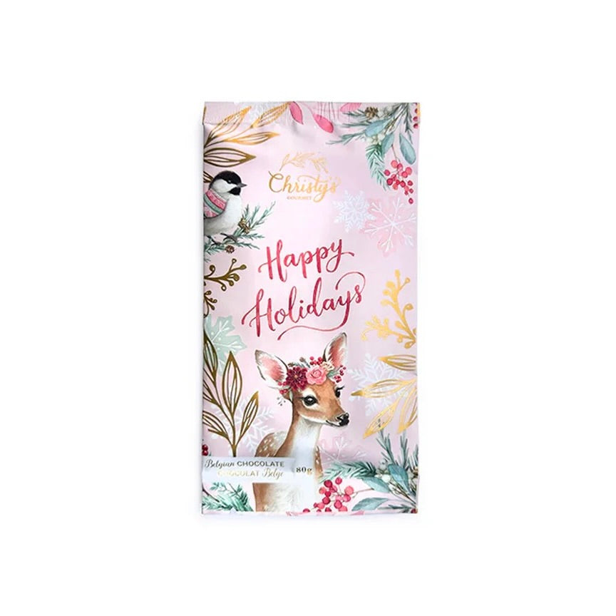 Happy Holidays Milk Chocolate Bar