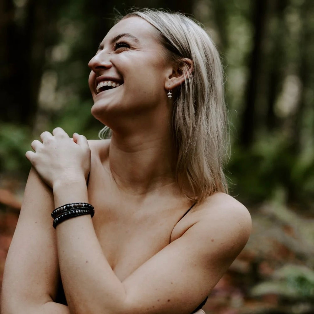 Black Onyx Double Wrap Bracelet