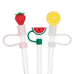 Jumbo Straws with Caps | Set of 3